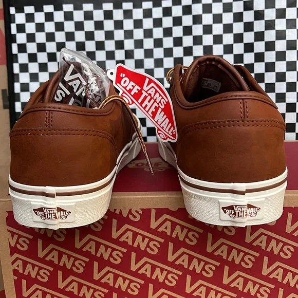 Vans Atwood Leather Brown/Marshmallow Men’s sneakers - Picture 14 of 16
